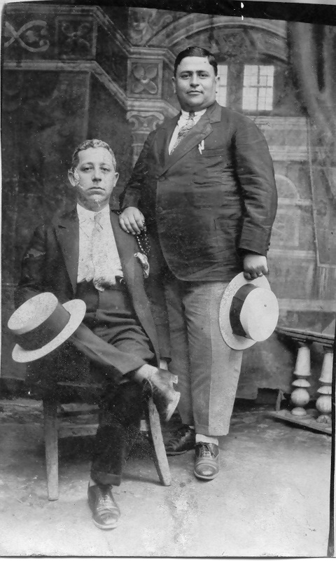 Moshe Cordova with Itzak Algazi